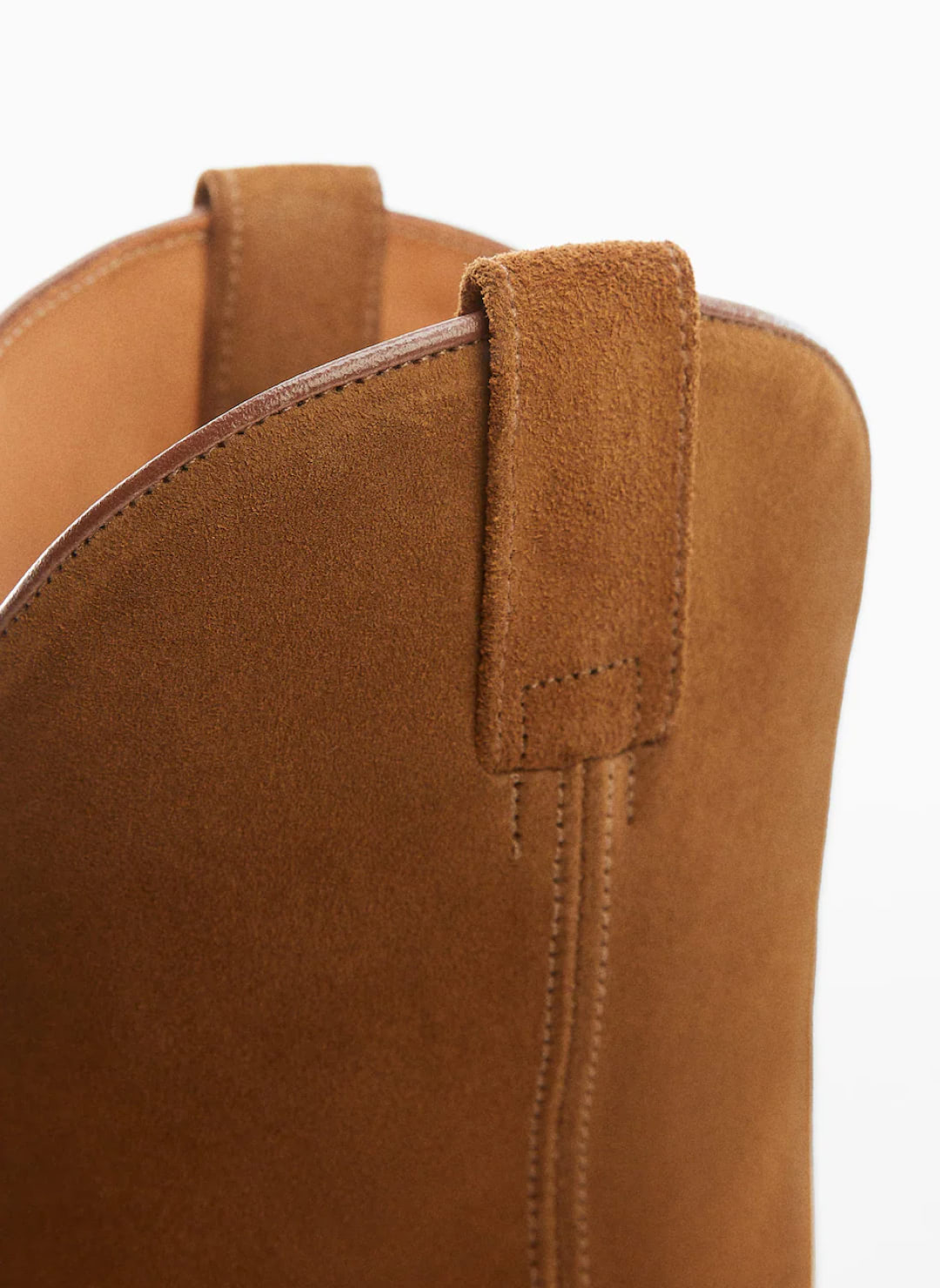 Cowboy split leather ankle boot - Image 4