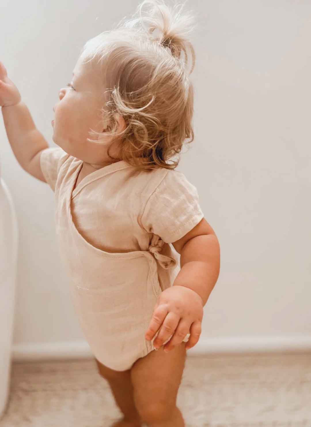 Wrap Baby Suit - Pink Tint - Image 2