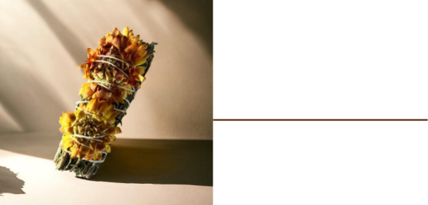 Rosemary with Paper Flower