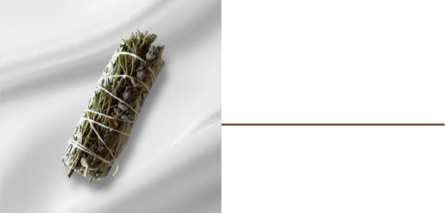 White sage, Rosemary and Lavender