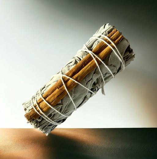 White sage with cinnamon