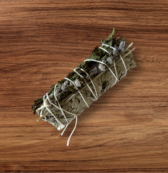 White sage with Lavender and Mint