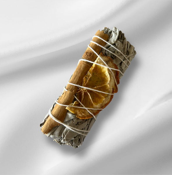 White sage with Orange and Cinnamon