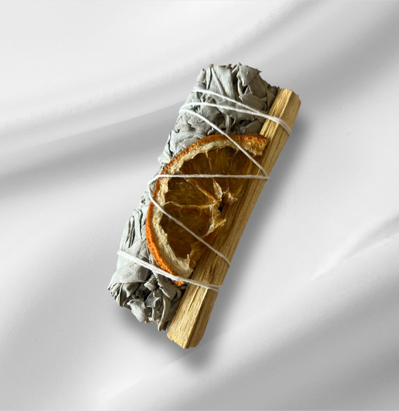 White sage with Orange and Palo Santo