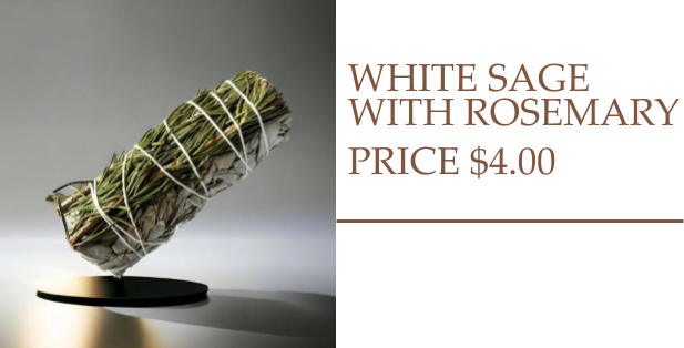 White sage with rosemary