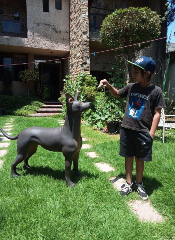 Xoloitzcuintle Statue 1.10m